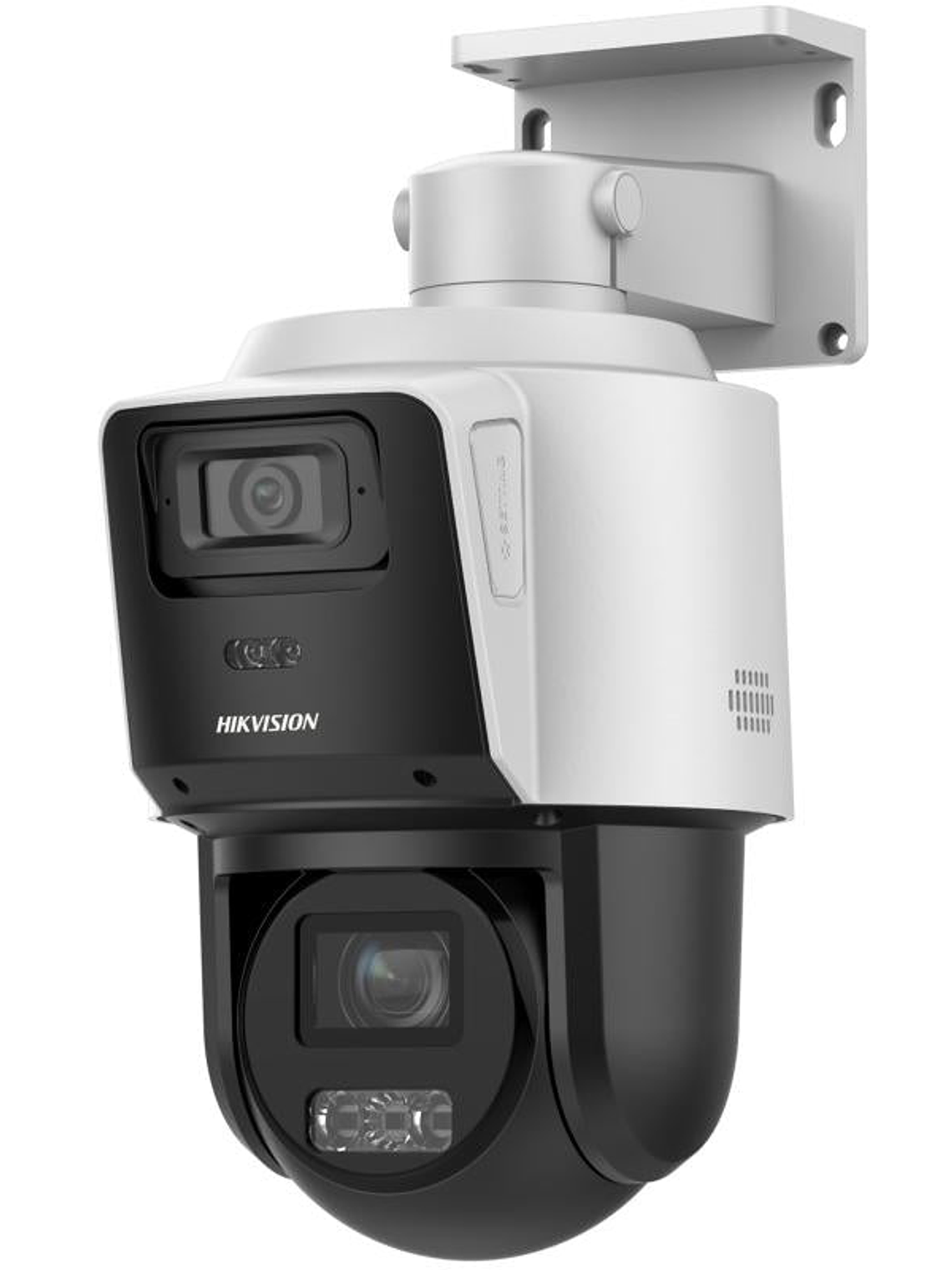 Cámara TandemVu Hikvision PT 4MP + Fija 4MP 4x Darkfighter 3