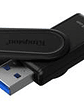 Memoria USB Kingston DataTraveler Exodia S 64GB USB 3.2 - Pendrive Negro Compacto - Miniatura 3