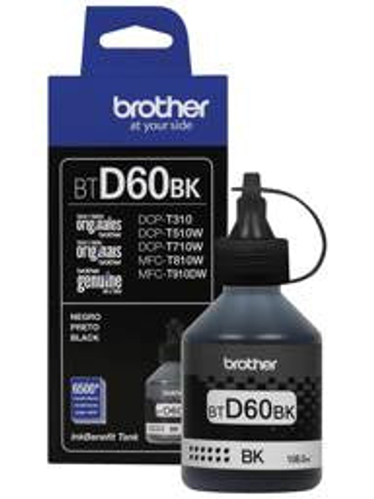 Botella Tinta Brother BTD60BK Negro - 6.500 Páginas 1