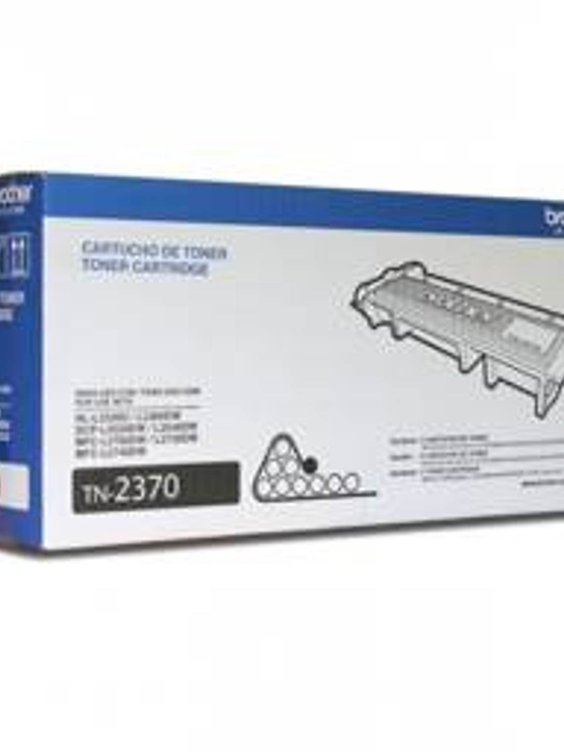 Toner Brother TN2370 Negro - Alto Rendimiento 2.600 Páginas 1