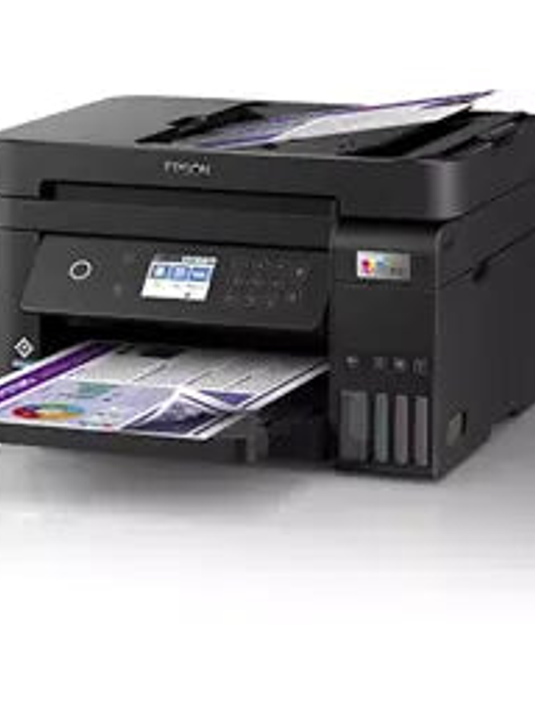 Impresora Multifuncional Epson L6270 EcoTank Ethernet Fax Color 4