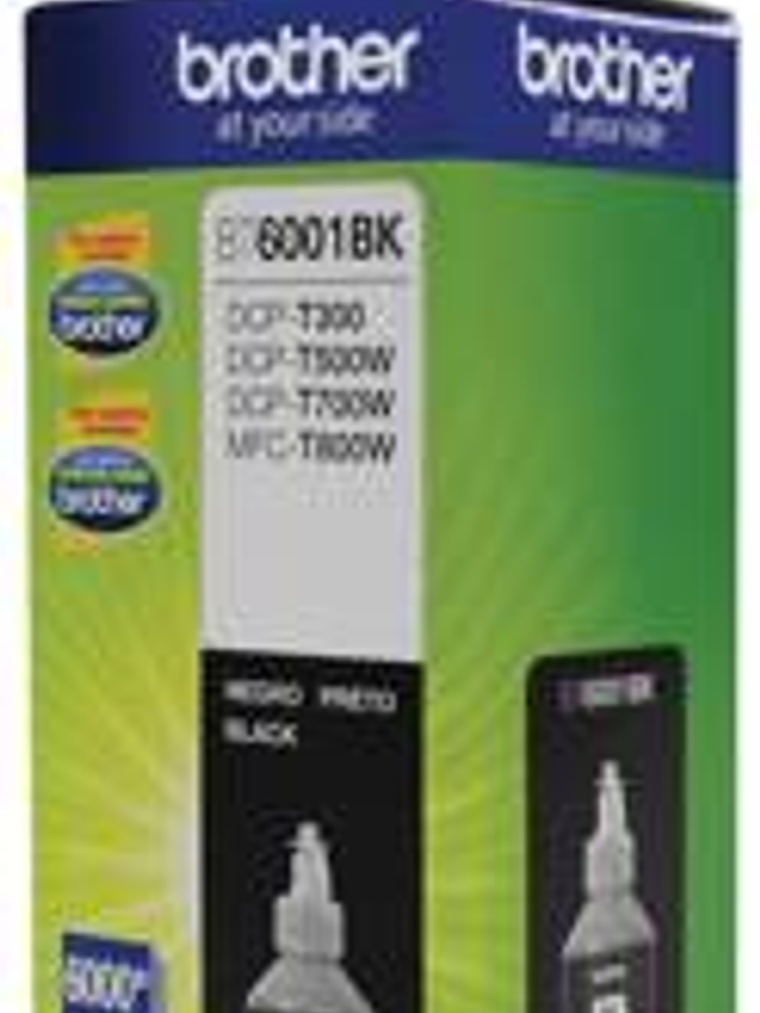 Botella Tinta Brother BT6001BK Negro - 6.000 Páginas 1