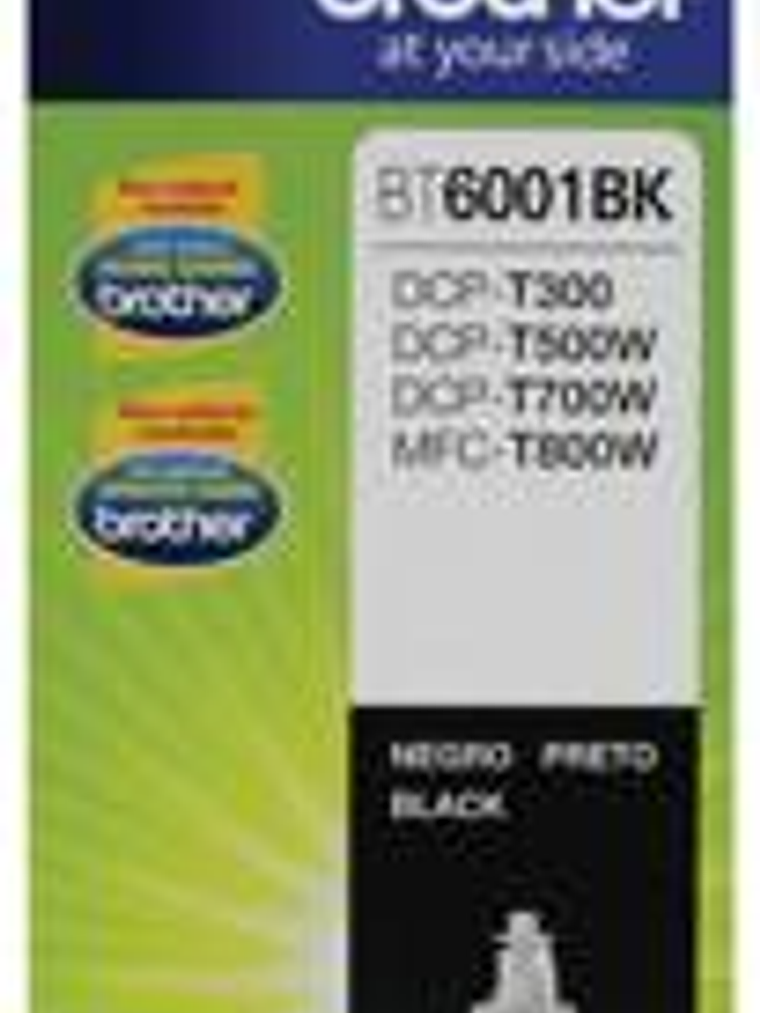 Botella Tinta Brother BT6001BK Negro - 6.000 Páginas 2