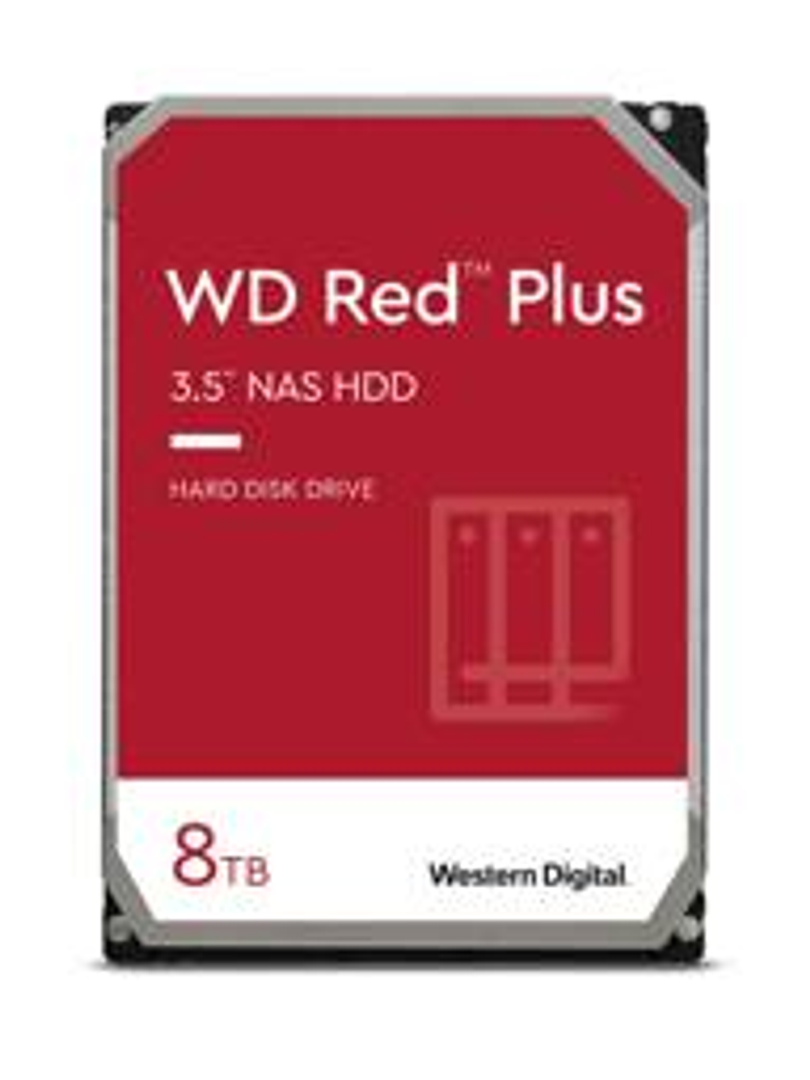 Disco Duro Interno WD Red Plus 8TB SATA 5640 RPM 256MB - NAS 24/7 1