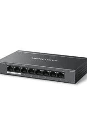 Switch Mercusys MS108GP 8 Puertos Gigabit 7 LongPoE+ TP-Link