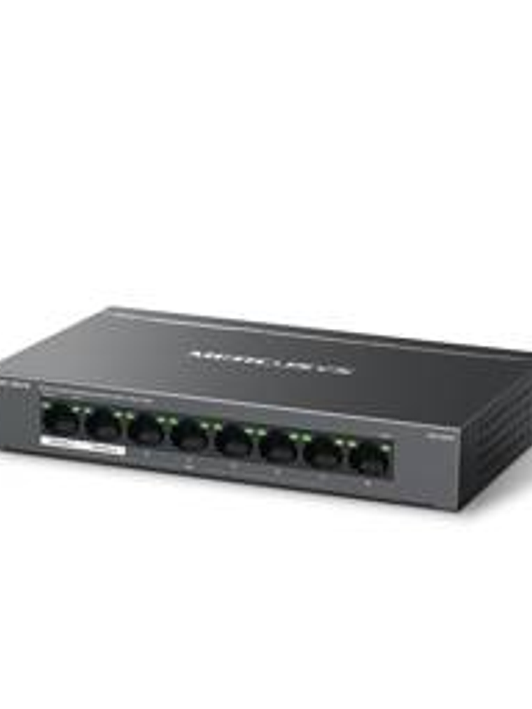 Switch Mercusys MS108GP 8 Puertos Gigabit 7 LongPoE+ TP-Link 1