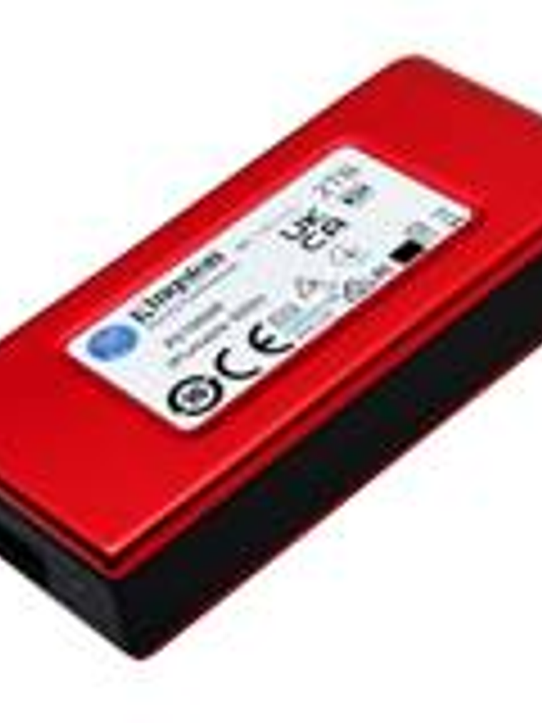 Disco SSD Externo Kingston 2TB XS1000 1050MB/s USB-C Rojo 2