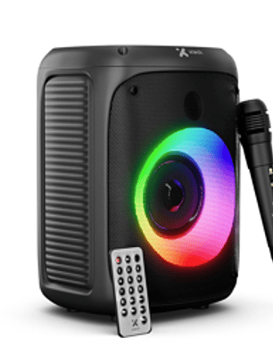 Parlante Xtech SonicBloom Bluetooth Portátil Luces LED Micrófono XTS-661