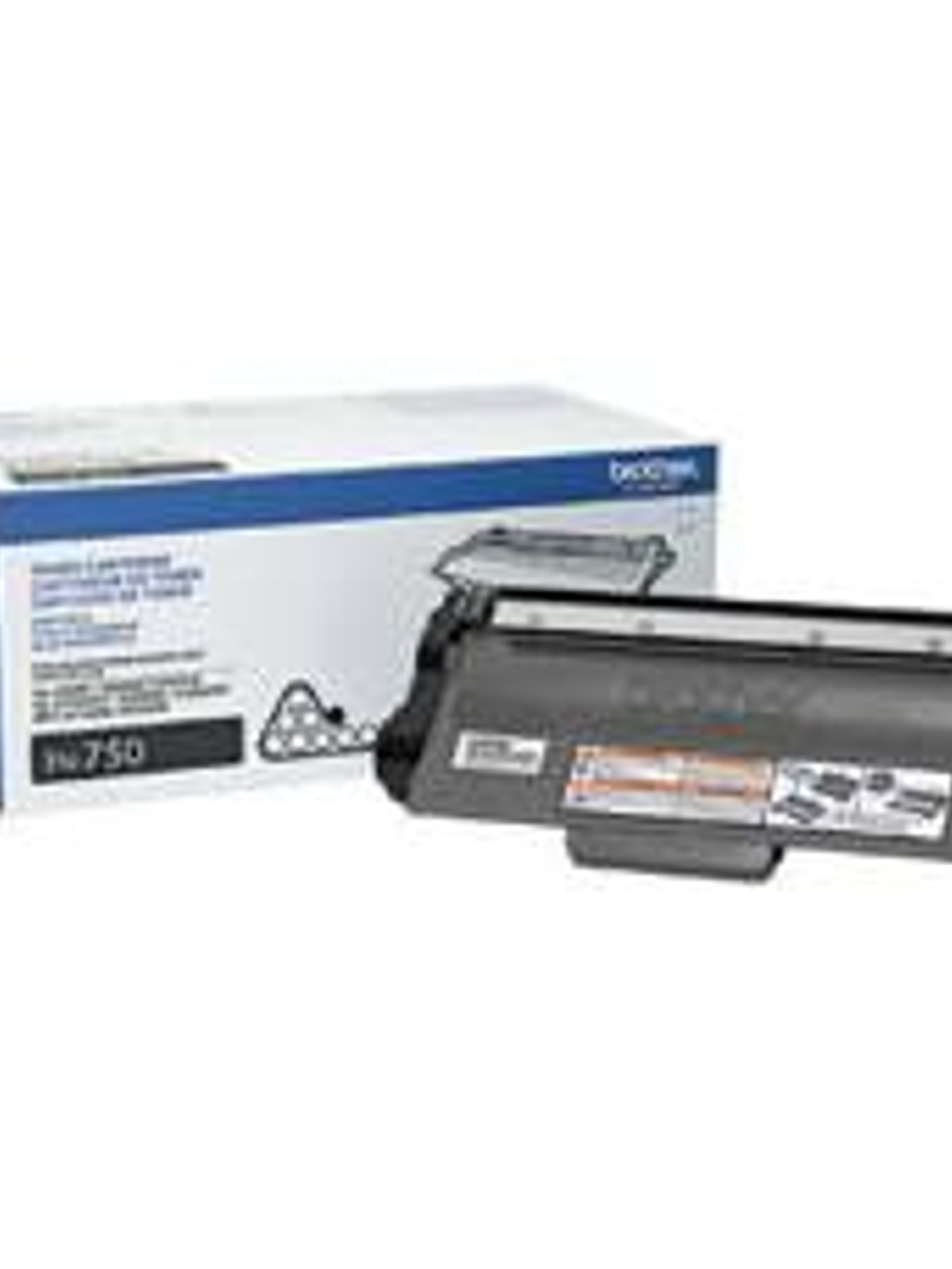 Toner Brother TN750 Negro - Alto Rendimiento 8.000 Páginas 1