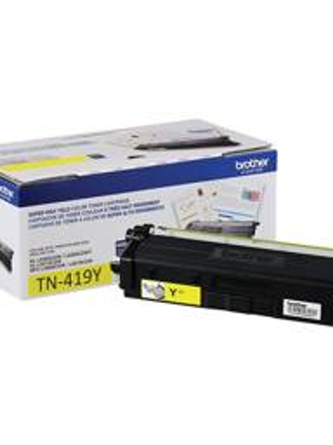 Toner Brother TN419Y Amarillo - Alto Rendimiento 9.000 Páginas 1