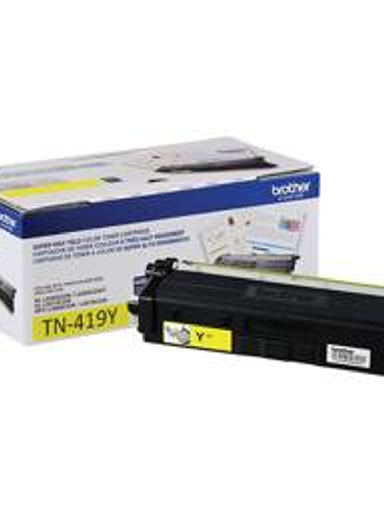 Toner Brother TN419Y Amarillo - Alto Rendimiento 9.000 Páginas 1