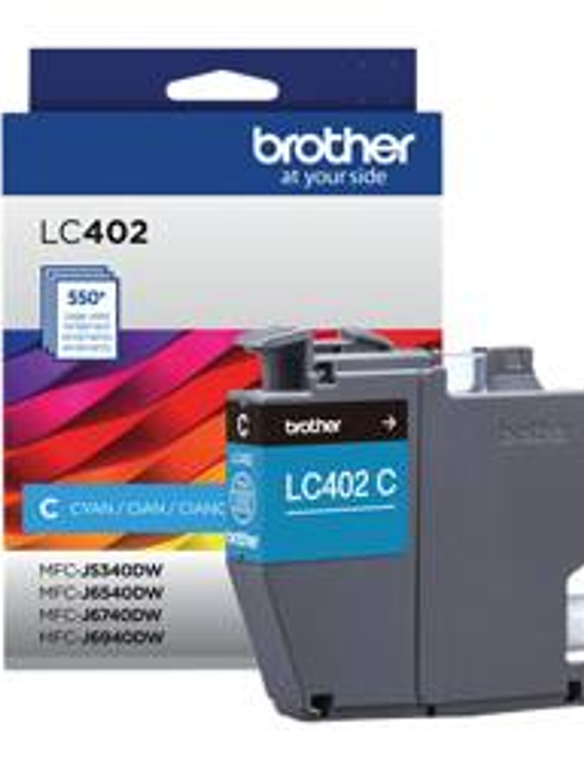 Cartucho Tinta Brother LC402CS Cyan - 550 Páginas 1