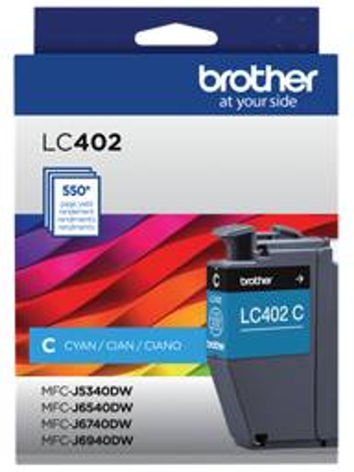 Cartucho Tinta Brother LC402CS Cyan - 550 Páginas 3