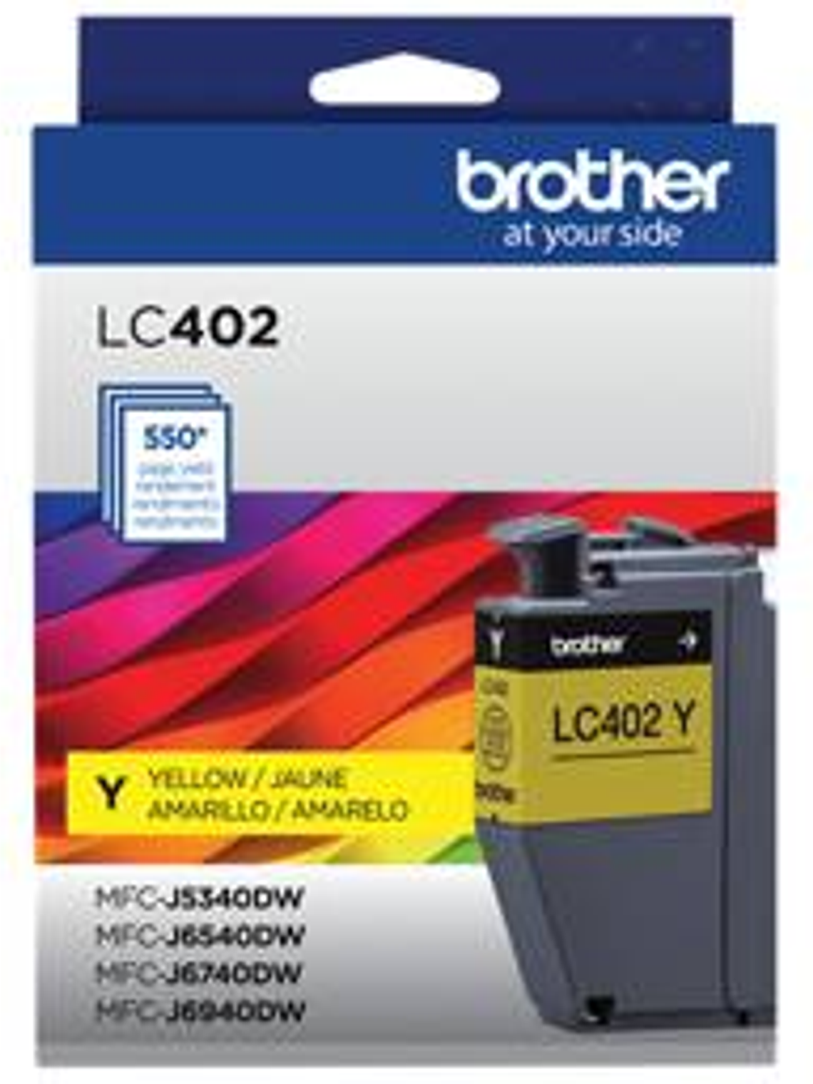 Cartucho Tinta Brother LC402YS Amarillo - 550 Páginas 3