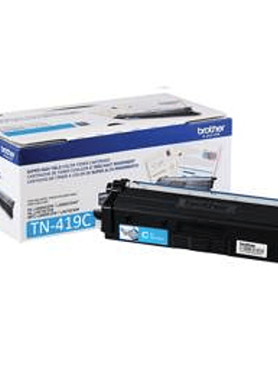 Toner Brother TN419C Cyan - Alto Rendimiento 9.000 Páginas