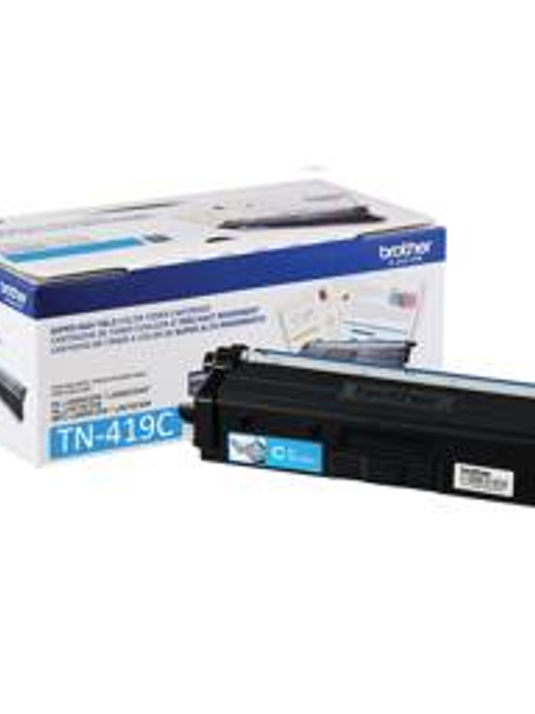 Toner Brother TN419C Cyan - Alto Rendimiento 9.000 Páginas 1