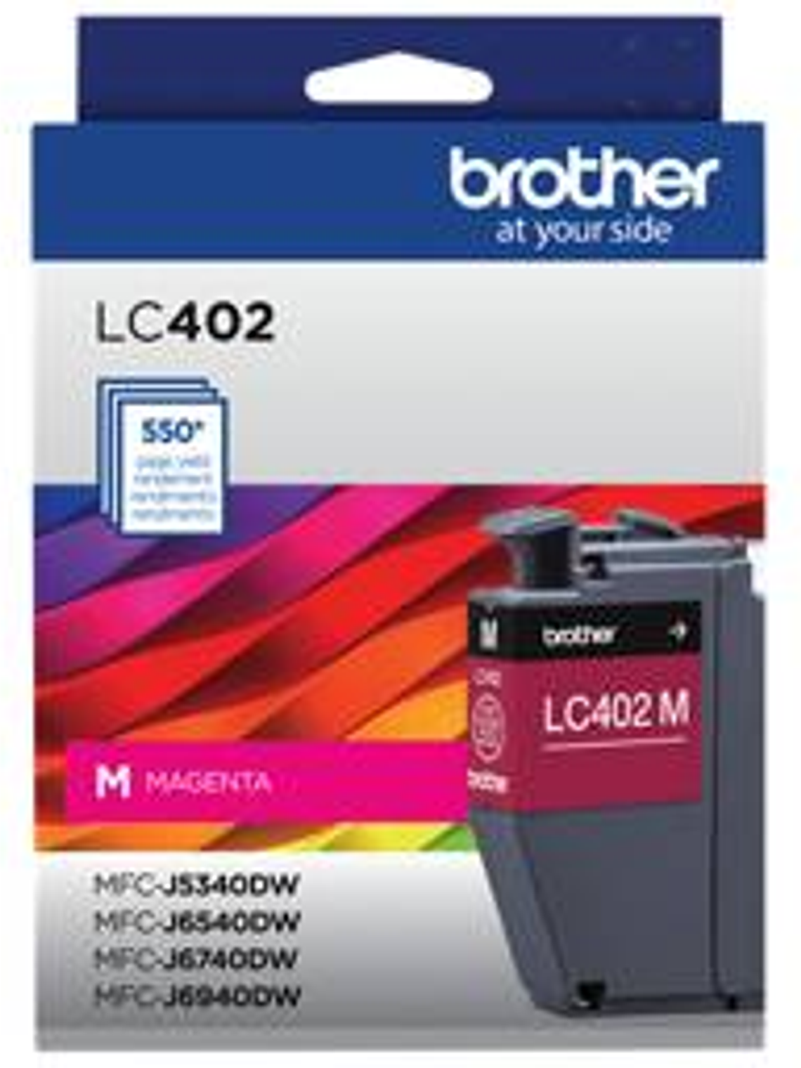 Cartucho Tinta Brother LC402MS Magenta - 550 Páginas 3