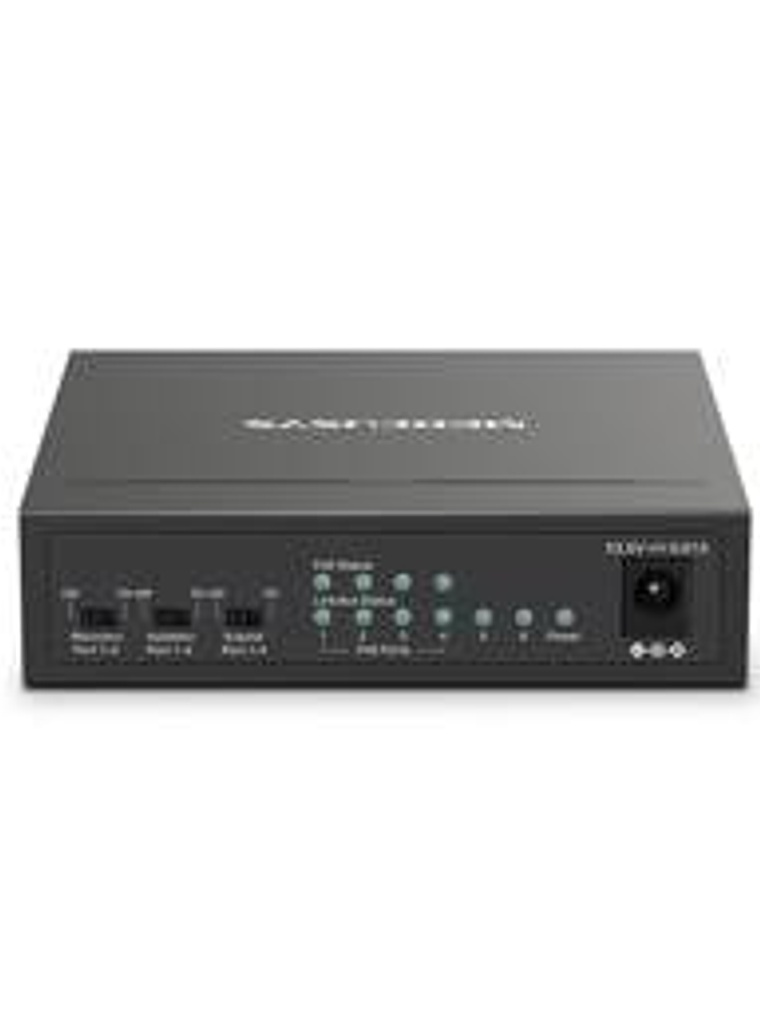 Switch Mercusys MS106LP 6 Puertos 4 LongPoE+ TP-Link 1