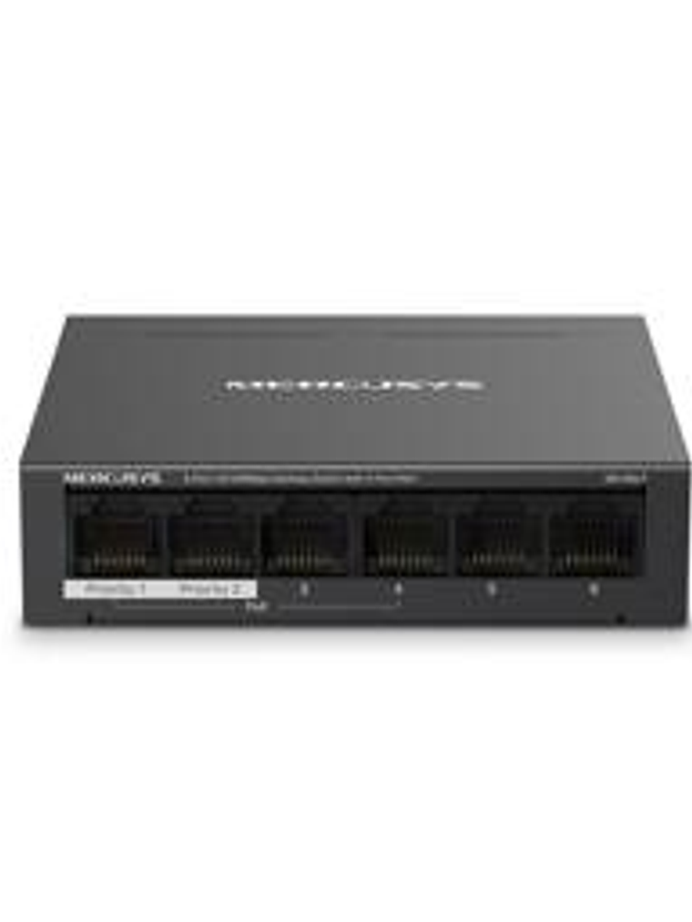 Switch Mercusys MS106LP 6 Puertos 4 LongPoE+ TP-Link 4
