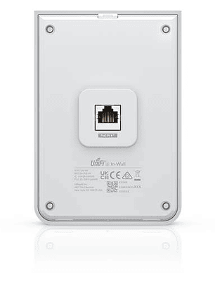 Access Point Ubiquiti U6-IW WiFi 6 Muro 4.8Gbps 300+ Usuarios In-Wall