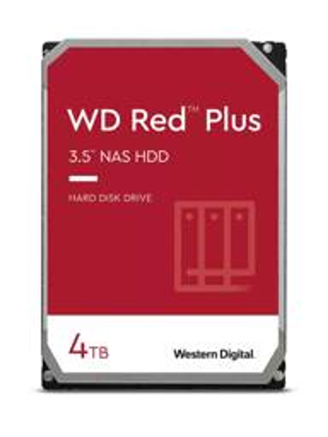 Disco Duro Interno WD Red Plus 4TB SATA 5400 RPM 256MB - NAS 24/7 CMR 1