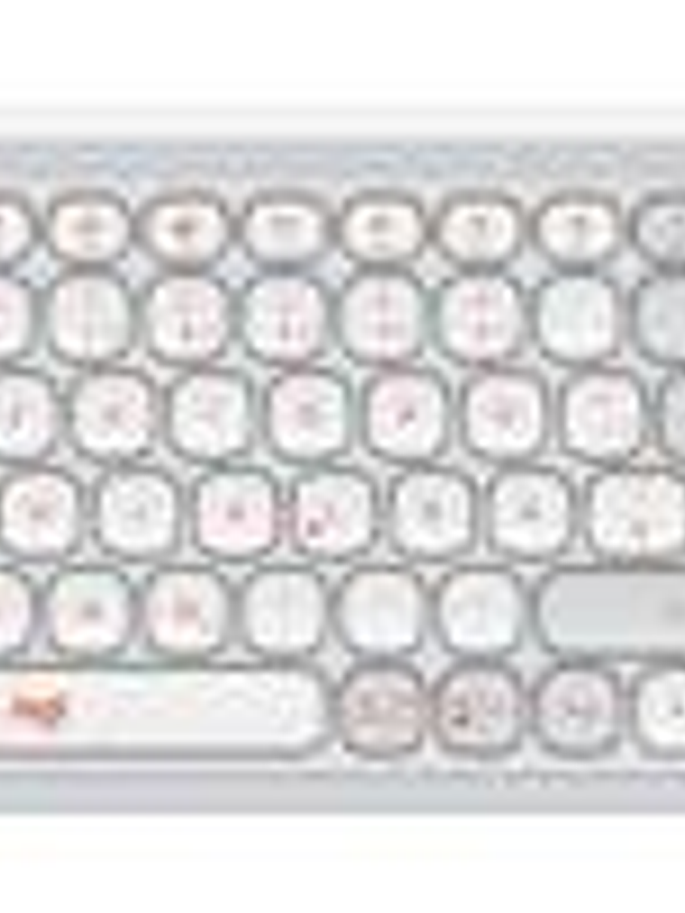 Kit Teclado y Mouse Inalámbricos Logitech POP Icon Combo - Blanco Crudo y Naranja Español (QWERTY) 5