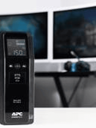 Back-UPS PRO BR1600SI APC 1600VA, 8 Salidas, AVR, Interfaz LCD, Salida 960W, Especial para Gaming