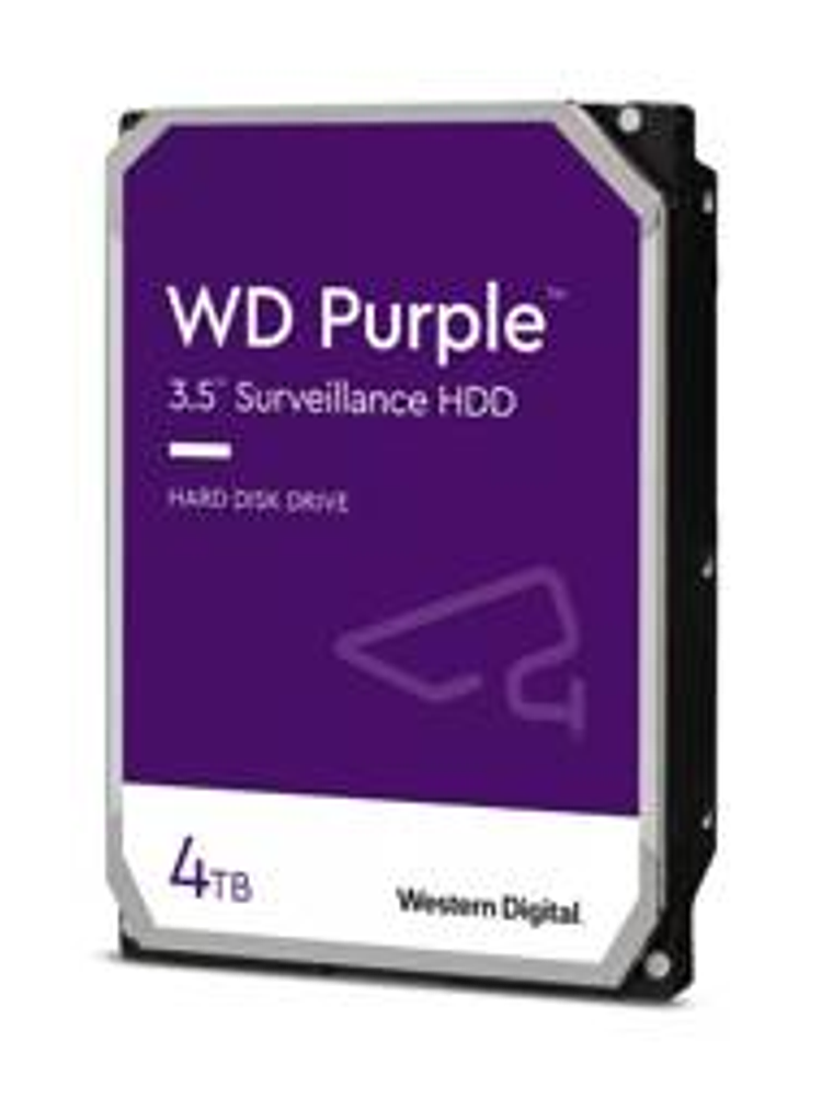 Disco Duro Interno WD Purple 4TB SATA 5400 RPM 256MB - Videovigilancia NVR/DVR 24/7 1
