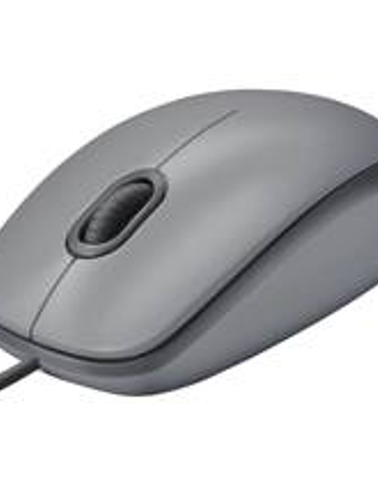 Logitech M110 Mouse USB Plateado - Básico Con Cable Silencioso 2