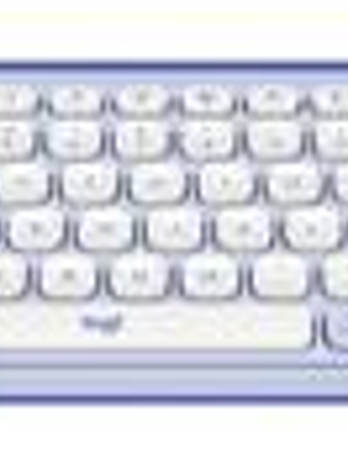 Kit Teclado y Mouse Inalámbricos Logitech POP Icon Combo - Lila y Blanco Crudo Español (QWERTY) 3