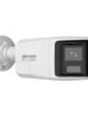 Cámara Bullet Hikvision 6MP Baliza Roja-Azul Panorámica Audio