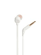 Auriculares JBL T110 Blanco In-Ear con Cable - Earbuds - Miniatura 1
