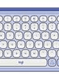 Kit Teclado y Mouse Inalámbricos Logitech POP Icon Combo - Lila y Blanco Crudo Español (QWERTY) - Miniatura 4