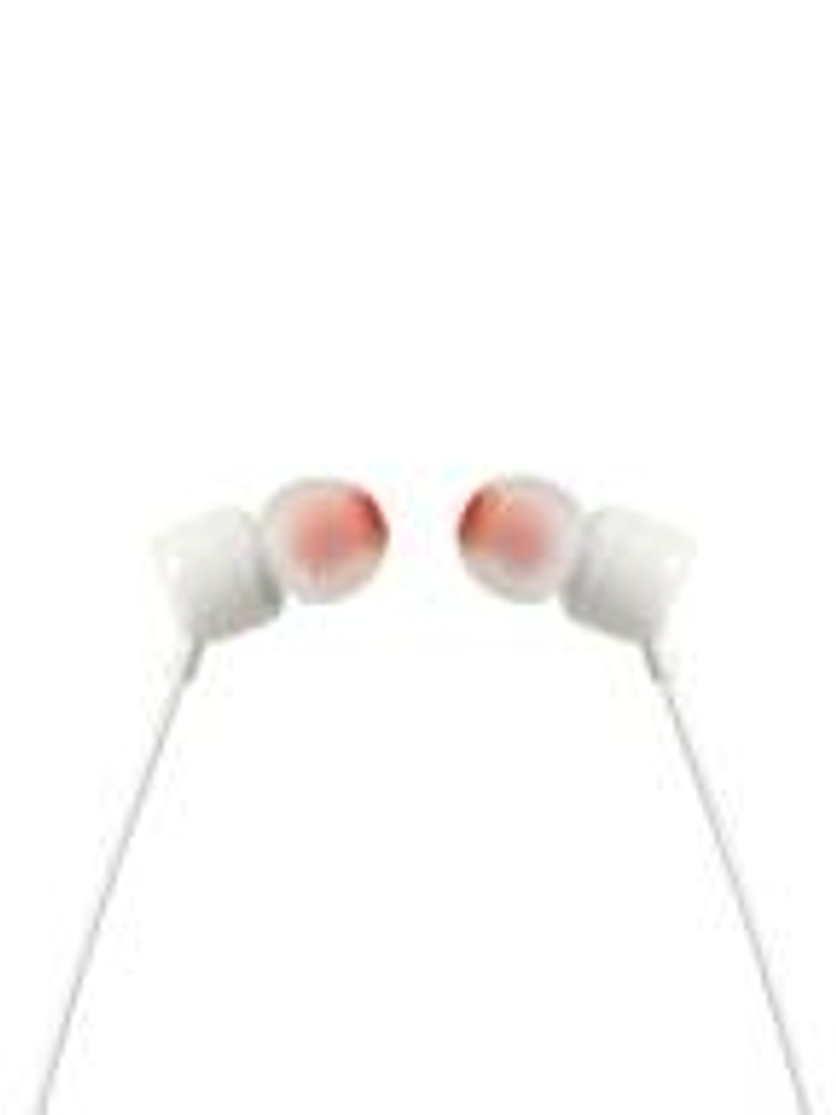 Auriculares JBL T110 Blanco In-Ear con Cable - Earbuds 5