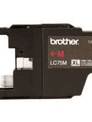Cartucho Tinta Brother LC75M Magenta - 600 Páginas