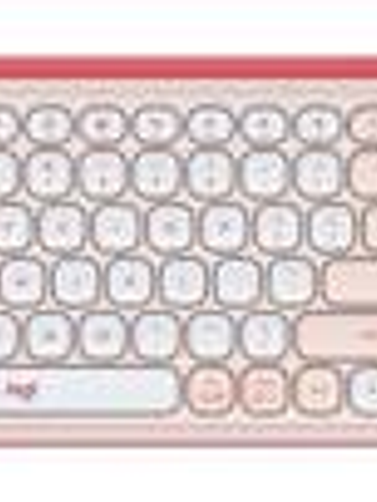 Kit Teclado y Mouse Inalámbricos Logitech POP Icon Combo - Rosado y Blanco Crudo Español (QWERTY) 5