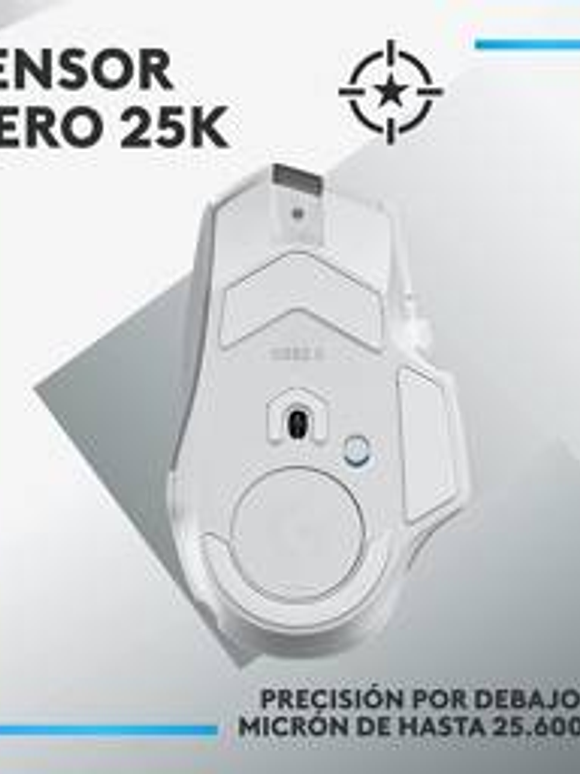 Mouse Gamer Logitech G502 X Plus Inalámbrico Blanco - RGB LIGHTSYNC 1