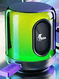 Parlante Xtech BeatWave Bluetooth 5W TWS Luces LED Negro XTS-617 - Miniatura 3