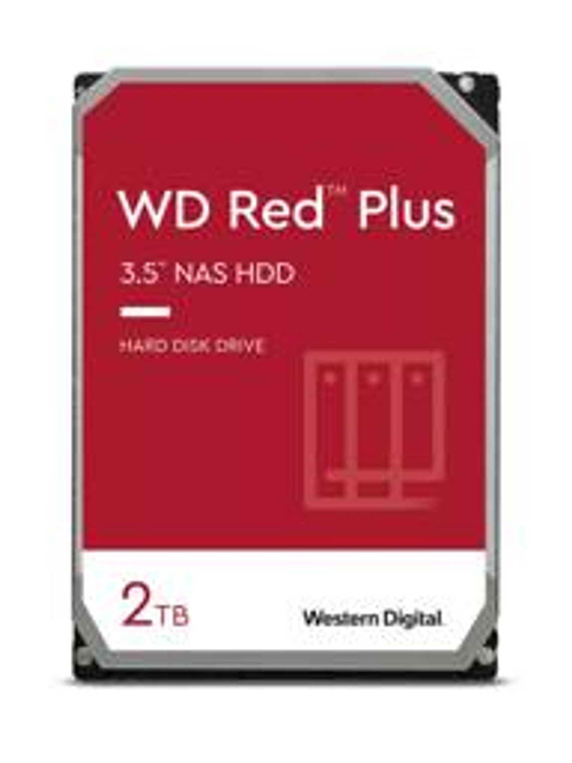Disco Duro Interno WD Red Plus 2TB SATA 5400 RPM 128MB - NAS 24/7 CMR 1