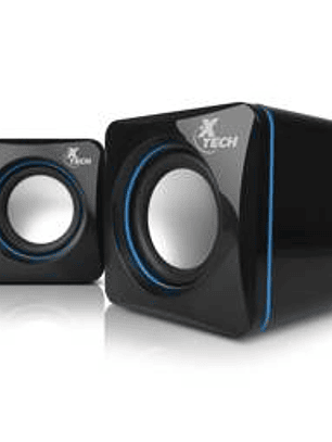 Parlante Xtech Mini PC 2.0 5W USB 3.5mm Escritorio XTS-110