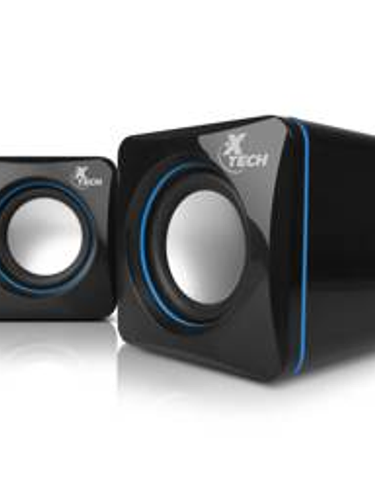 Parlante Xtech Mini PC 2.0 5W USB 3.5mm Escritorio XTS-110 1