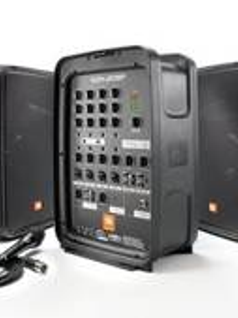 Sistema PA JBL EON208P Portátil 300W Mezclador 8 Canales Bluetooth 5