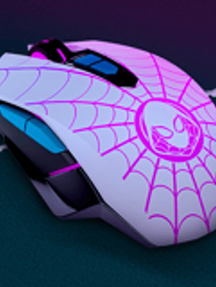 Mouse Gamer Marvel Spider-Gwen USB 2400 DPI XTM-M520SG - Colección