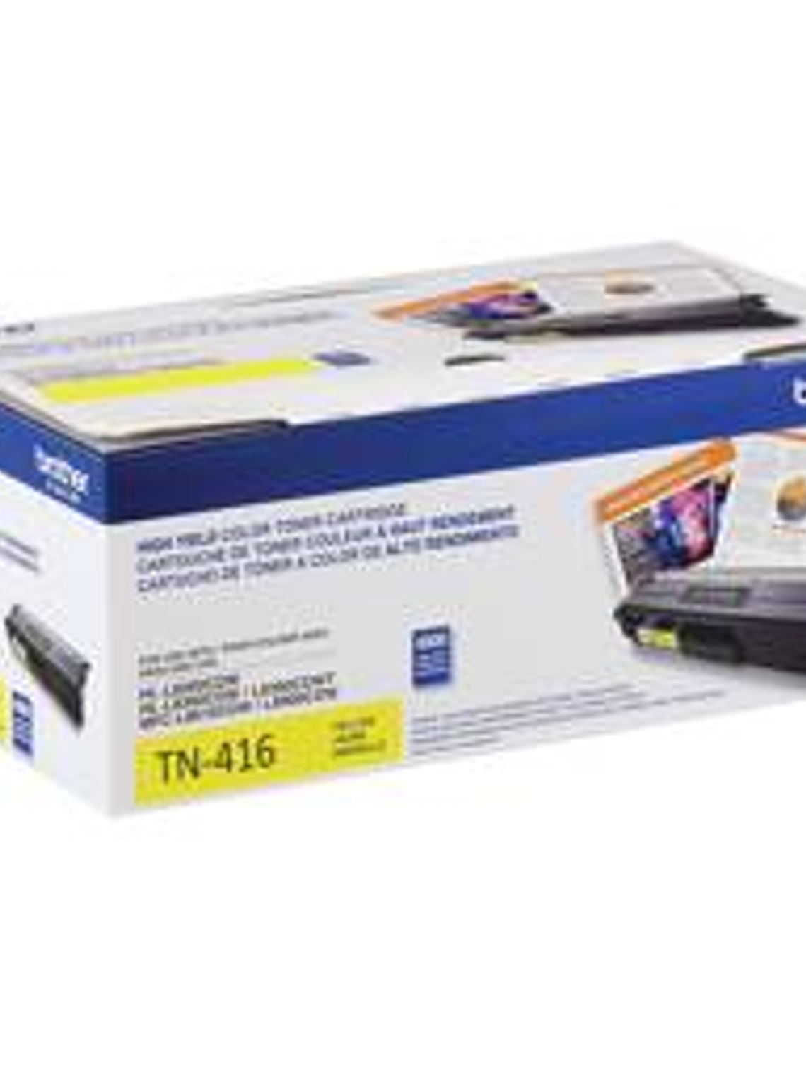 Toner Brother TN416Y Amarillo - Alto Rendimiento 6.500 Páginas 1