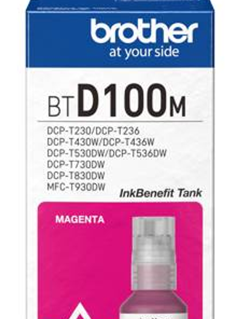 Brother Magenta ink bottle BTD100M 3