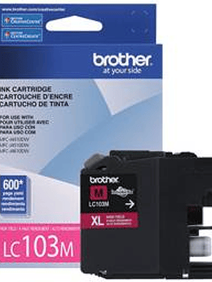 Cartucho Tinta Brother LC103M Magenta - 600 Páginas