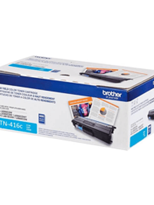 Toner Brother TN416C Cyan - Alto Rendimiento 6.500 Páginas