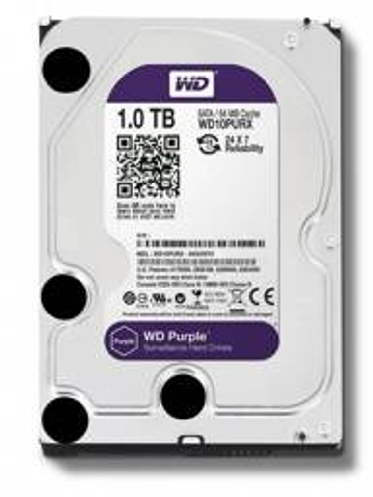 Disco Duro Interno WD Purple 1TB SATA 5400 RPM 64MB IntelliPower - Videovigilancia NVR/DVR 2