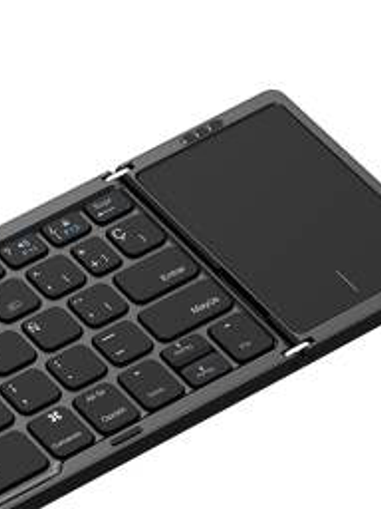 Teclado Inalámbrico Plegable con Panel Táctil, Bluetooth 5.0, Klip Xtreme KCK-650S-BK - Español 1