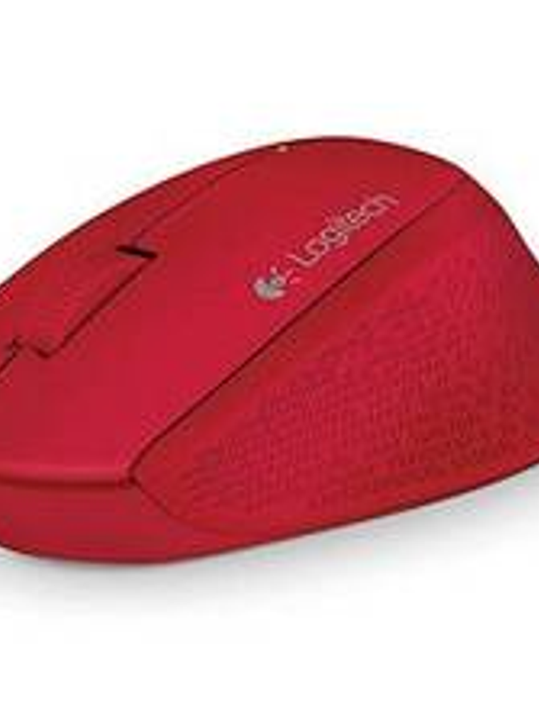 Logitech M280 Mouse Inalámbrico Rojo - Ergonómico Confiable 2
